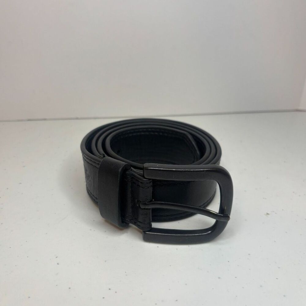 Dickies Original Leather Mens Utility Silver Buckle Belt Pants